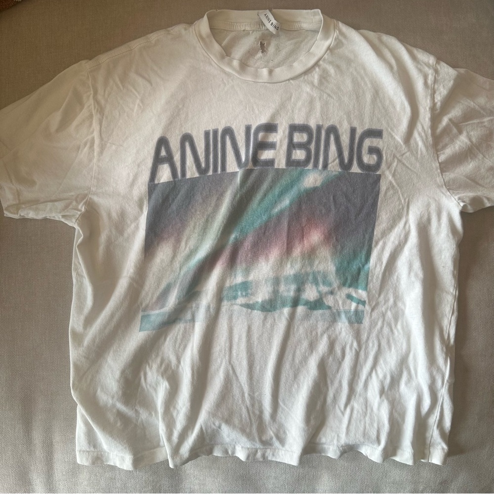 ANINE BING Cade Northern Lights tee - Picture 3 of 6